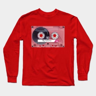 Transparent Cassette Tape Long Sleeve T-Shirt